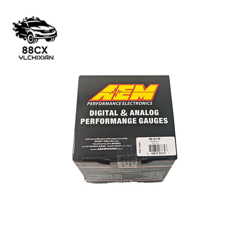 AEM 30-4110 UEGO Wideband O2 Air Fuel Ratio Gauge AFR 52mm with 4.9 LSU Sensor