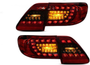 LED taillight assemblies for 2011-2013 Toyota Corolla - driver's and passenger's side rear brake lights and turn signals, tinted lenses, plug and play, one pair